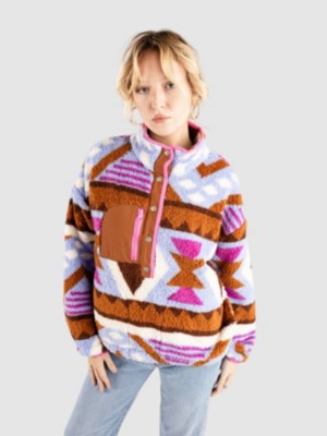 Hurley Azteca Half Snap Jacket ID 727369 Blue Tomato